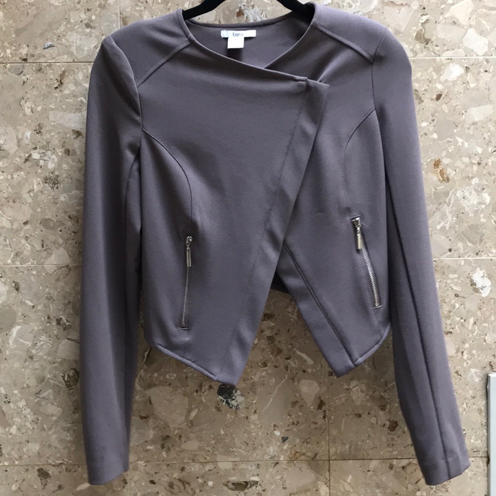 Bar lll cross zip blazer